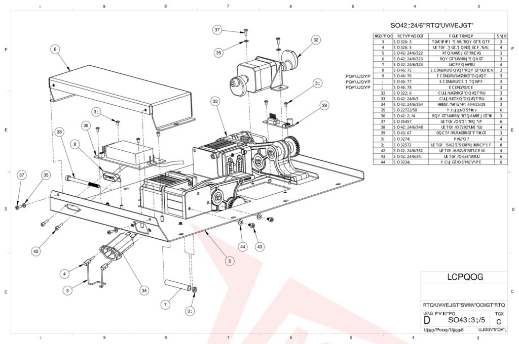 Janome QMPRO-STITCHER exploded schematic diagram (page 5)