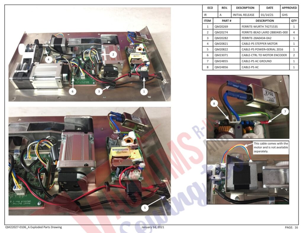 Janome prostitcher 20 exploded schematic diagram (page 7)