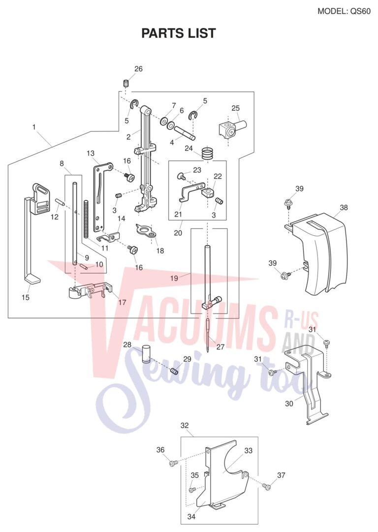 Necchi QS60 schematic page 7 preview