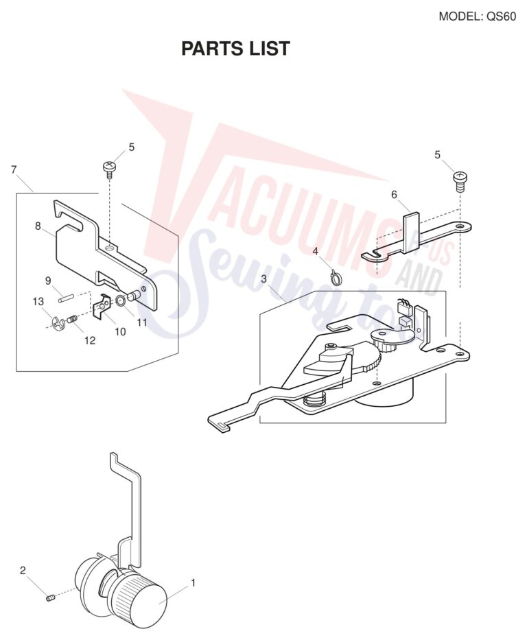 Necchi QS60 schematic page 8 preview