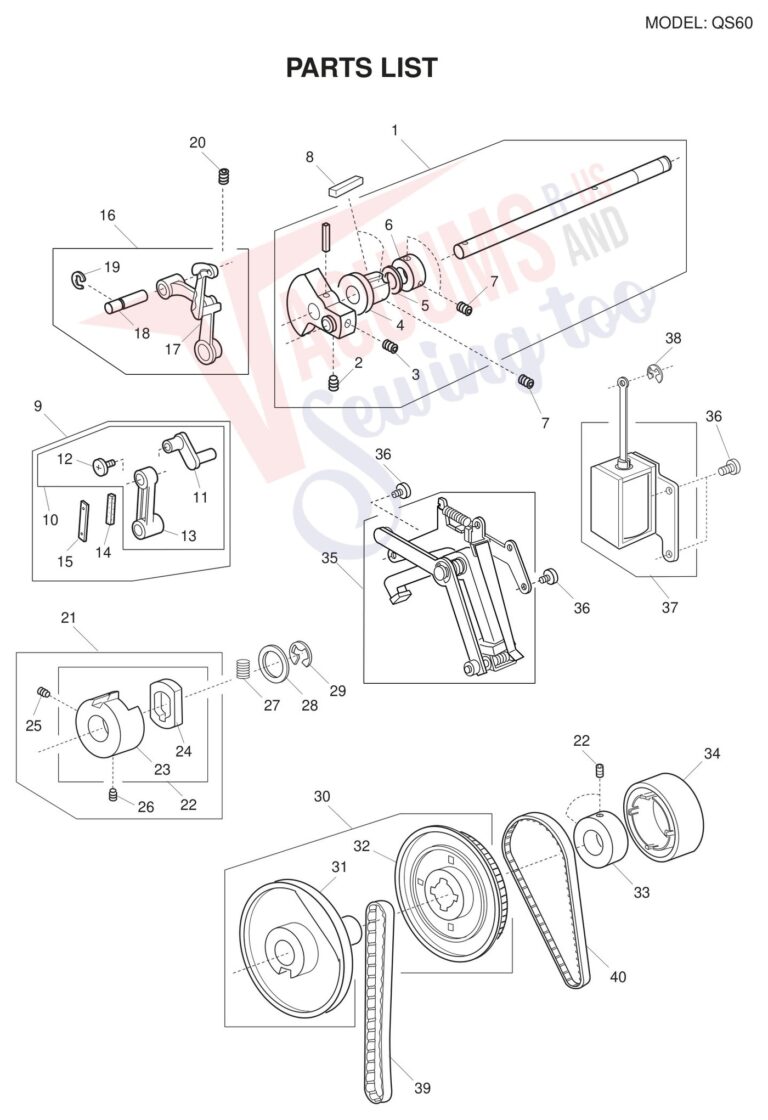 Necchi QS60 schematic page 9 preview