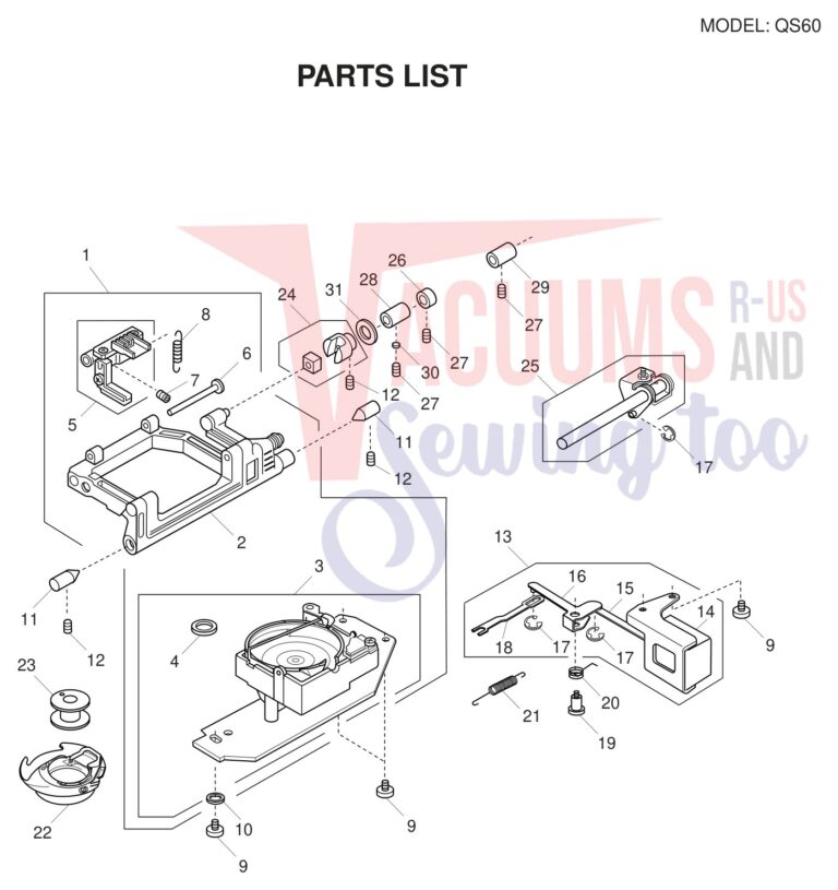 Necchi QS60 schematic page 11 preview