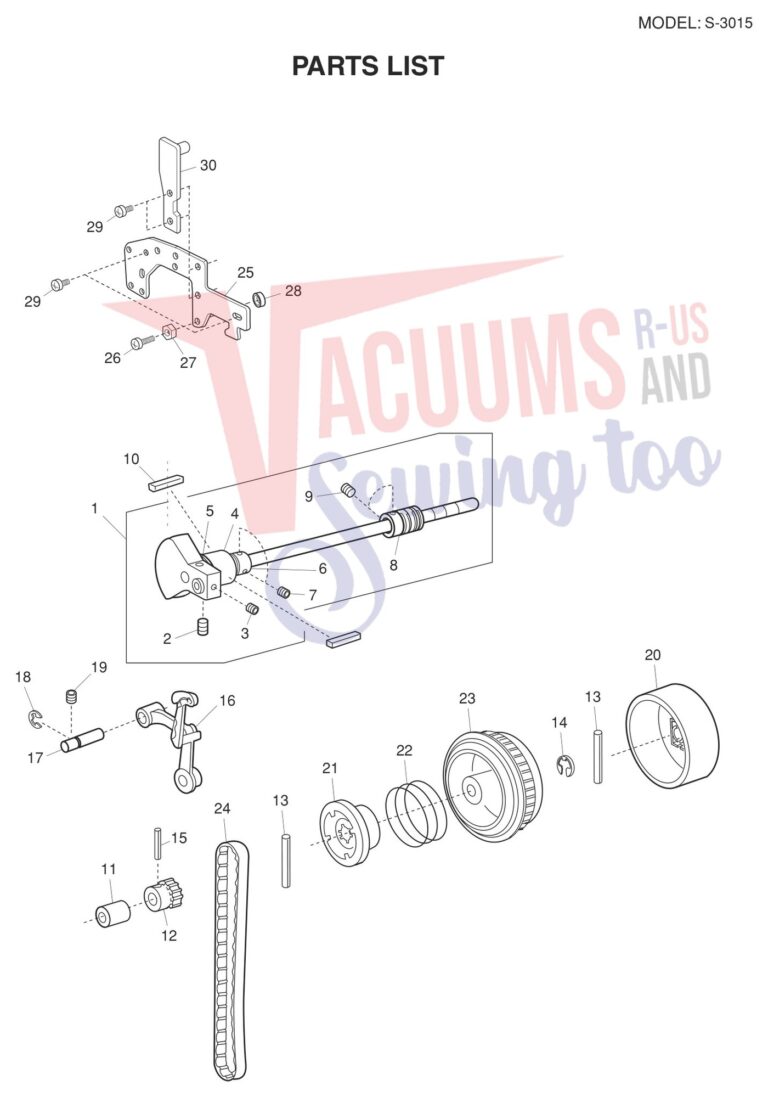 Janome S-3015 V2 schematic page 6 preview