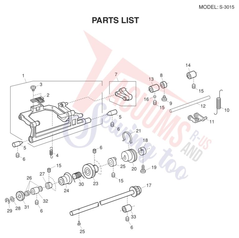 Janome S-3015 V2 schematic page 7 preview
