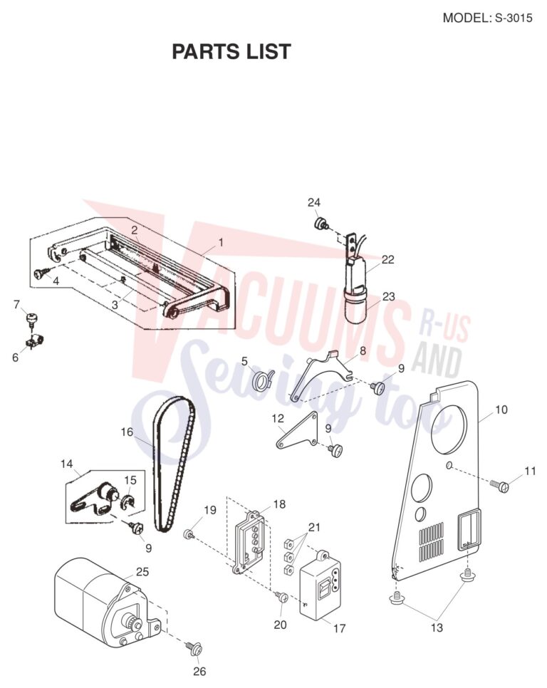 Janome S-3015 V2 schematic page 10 preview