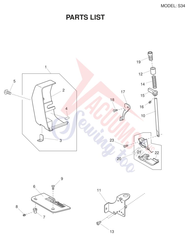 Necchi S34 schematic page 6 preview