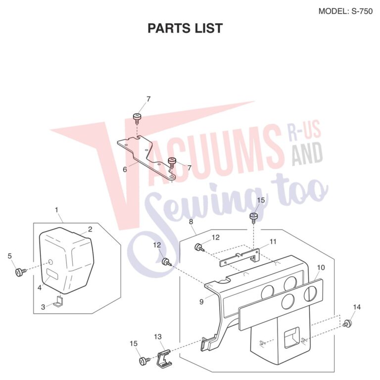 Janome S-750 schematic page 1 preview