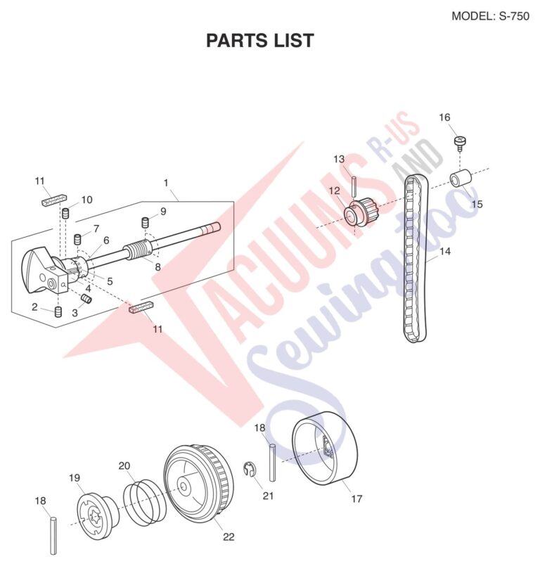 Janome S-750 schematic page 4 preview