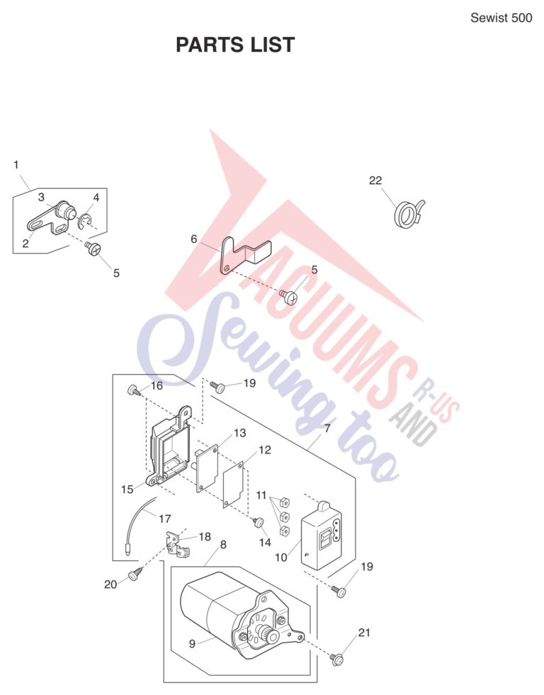 Janome 500 V2 schematic page 2 preview