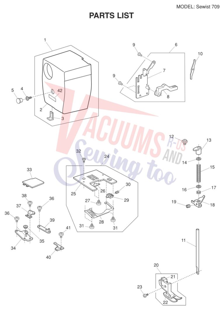 Janome Sewist 709 schematic page 4 preview