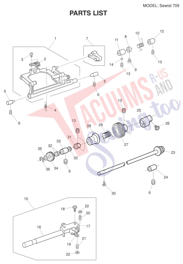 Janome Sewist 709 schematic page 7 preview