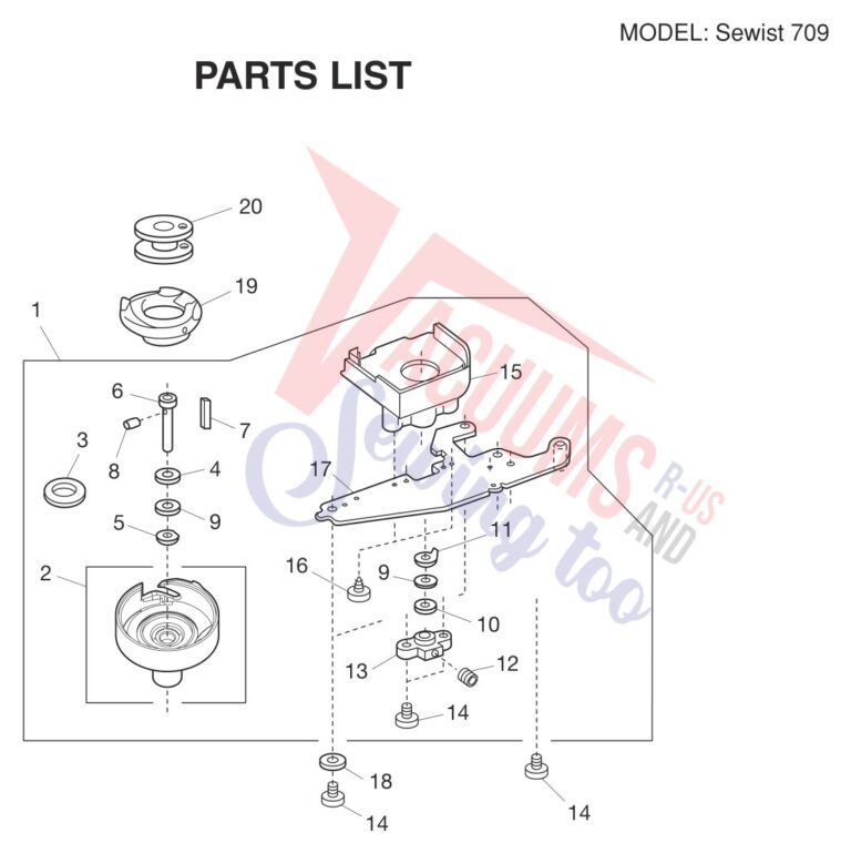 Janome Sewist 709 schematic page 8 preview