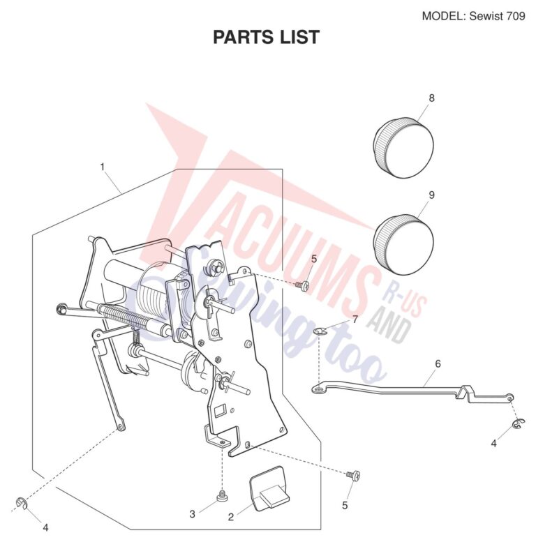 Janome Sewist 709 schematic page 9 preview