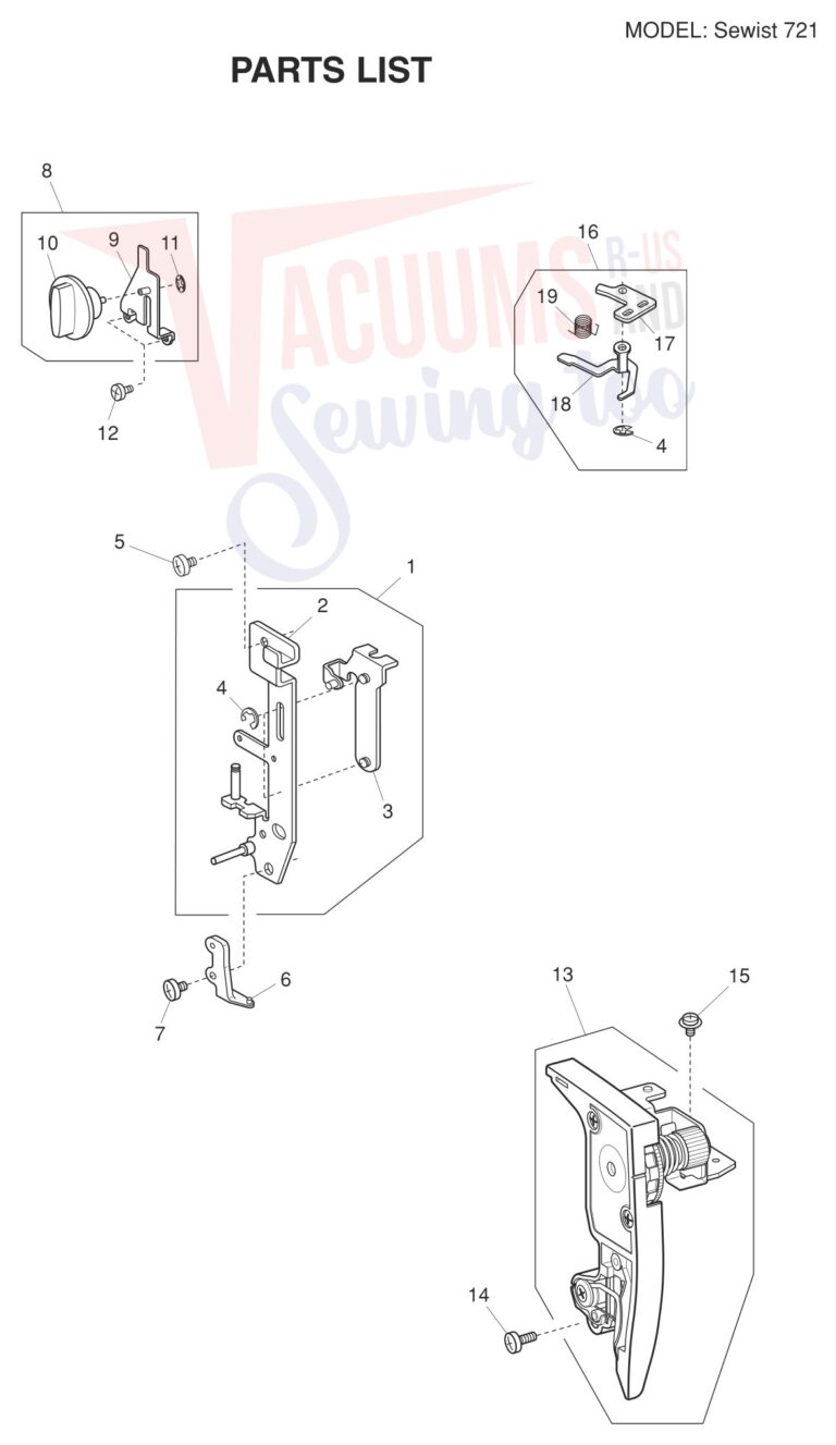 Janome Sewist 721 schematic page 7 preview