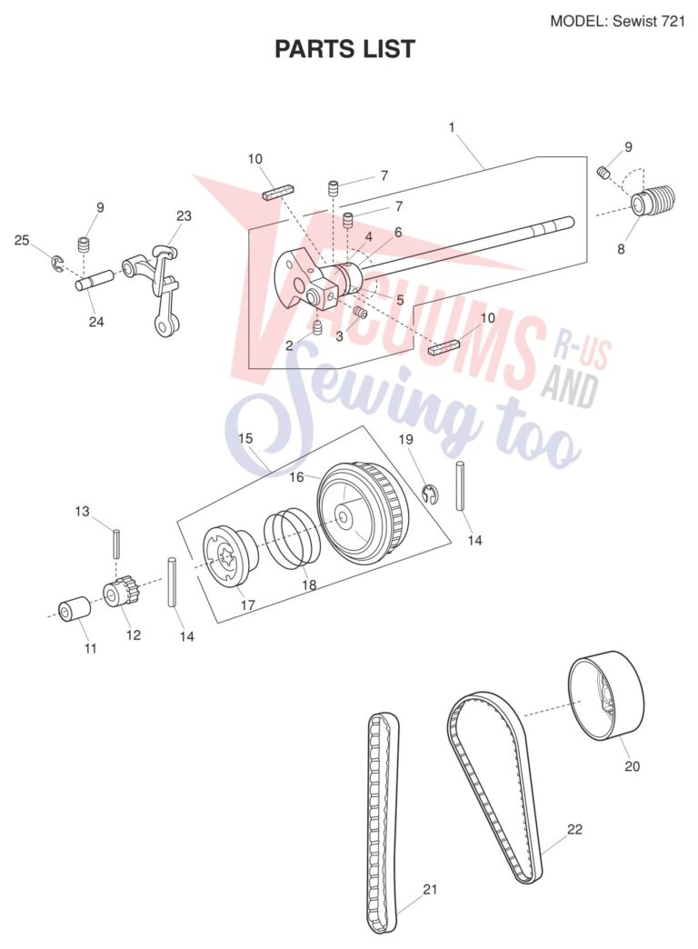 Janome Sewist 721 schematic page 8 preview