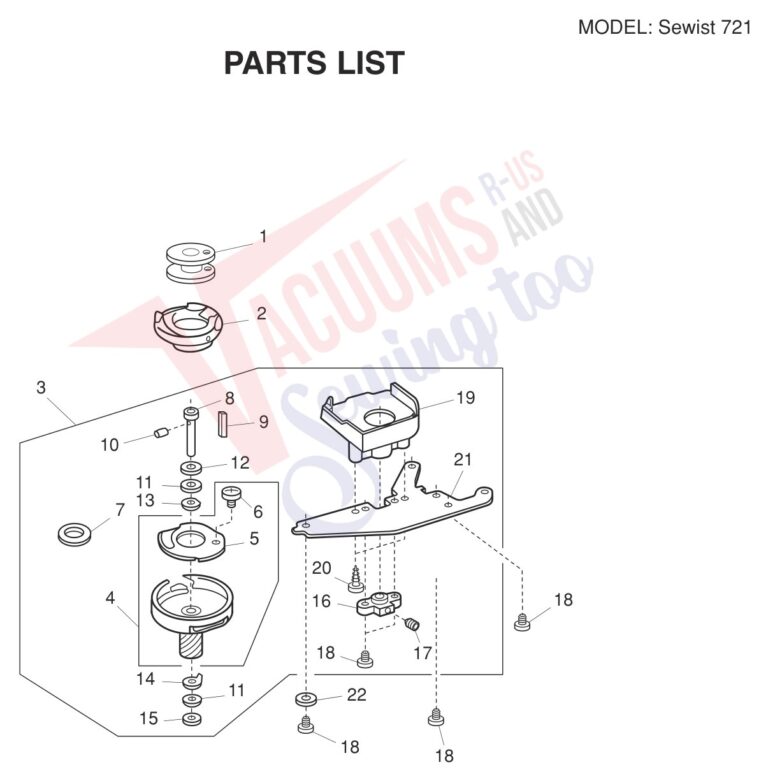 Janome Sewist 721 schematic page 10 preview