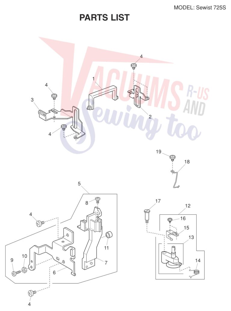 Janome Sewist 725 schematic page 1 preview