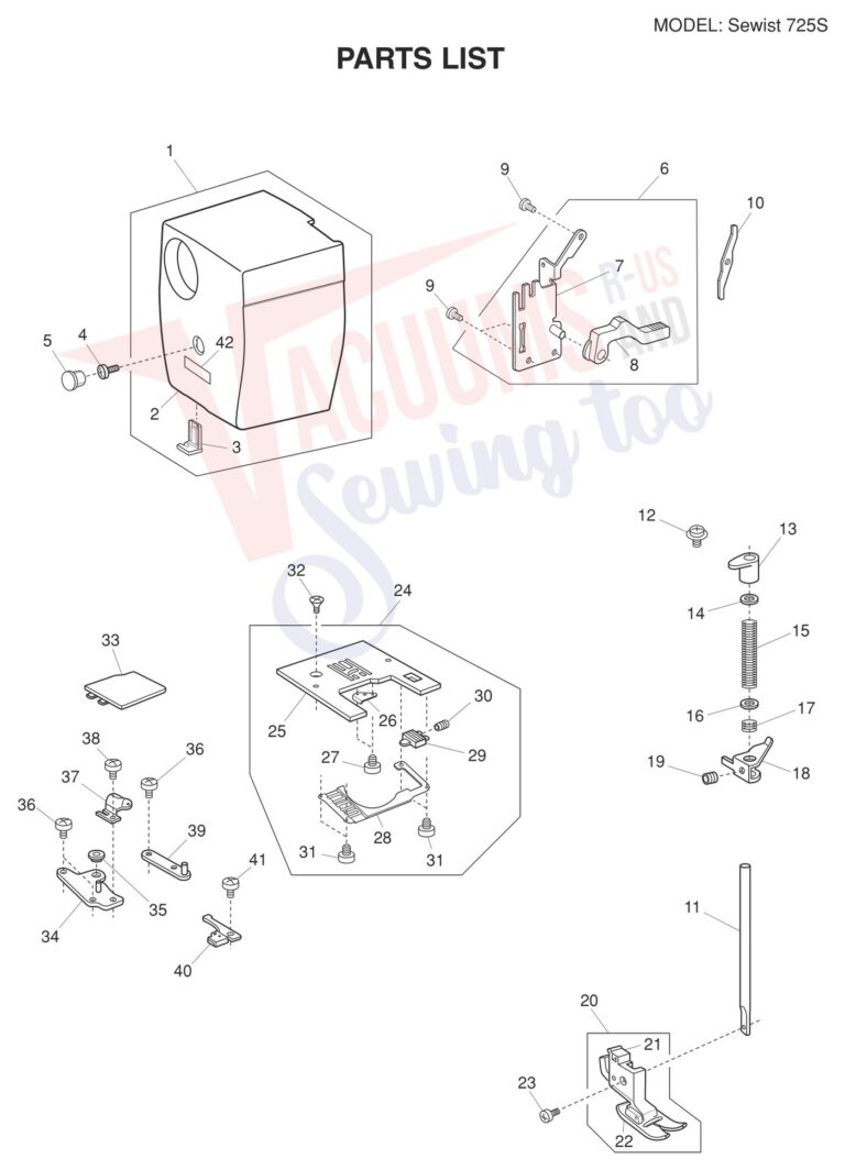 Janome Sewist 725 schematic page 5 preview