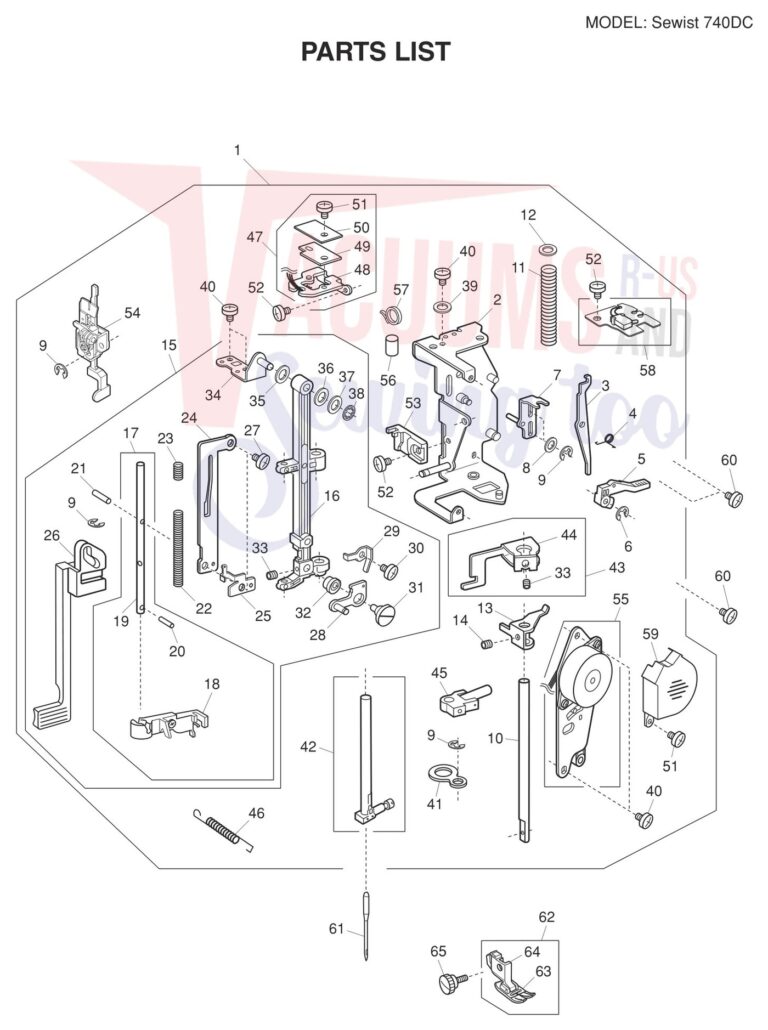 Janome 740DC schematic page 2 preview