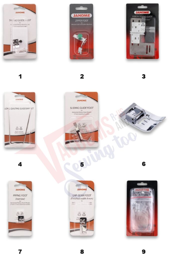 Janome S3 exploded schematic diagram (page 7)