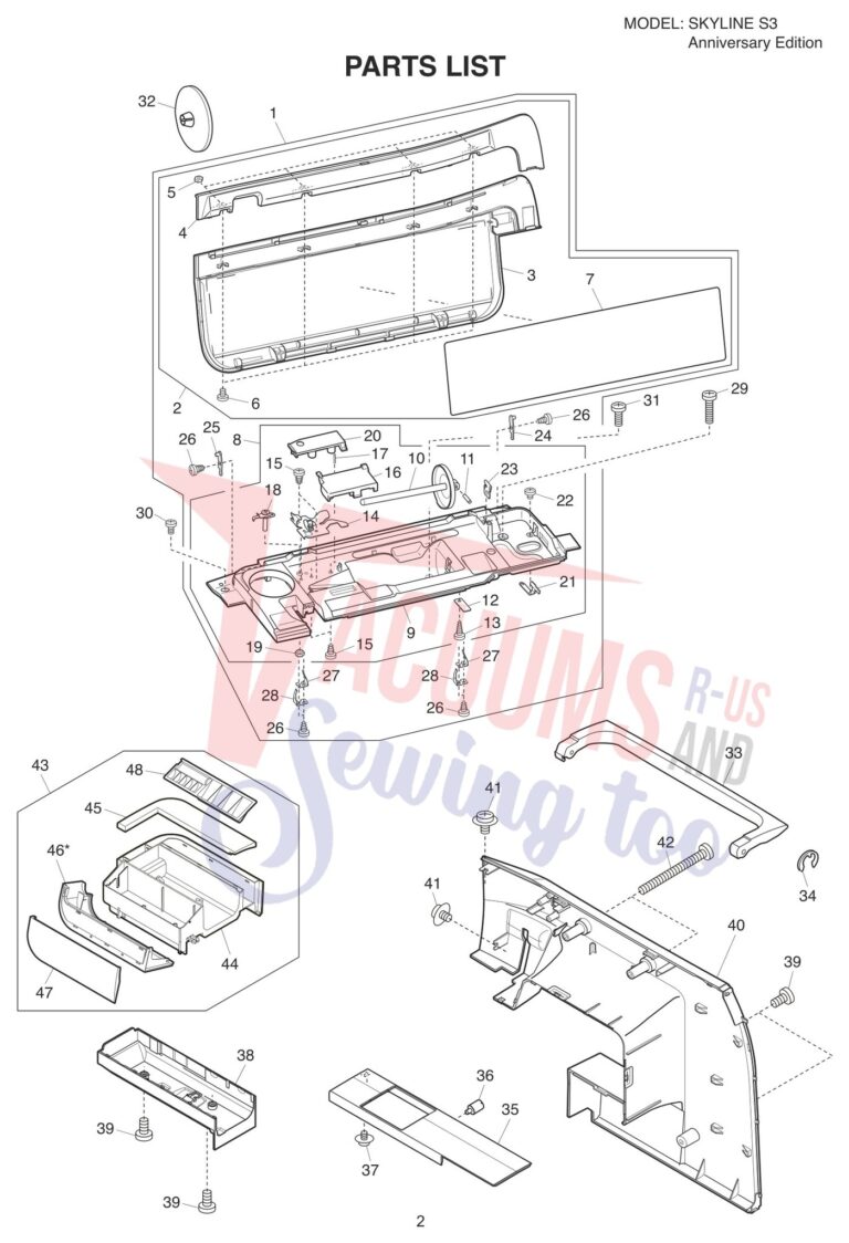 Janome S3 schematic page 9 preview