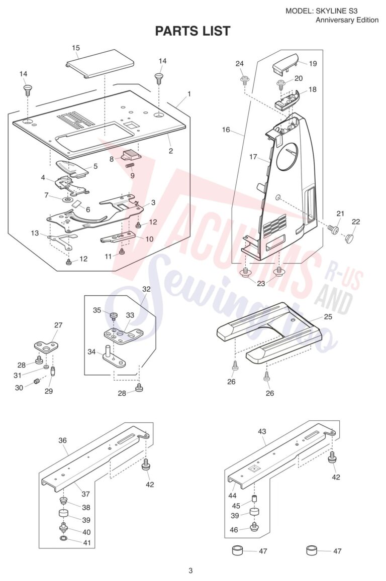 Janome S3 schematic page 10 preview
