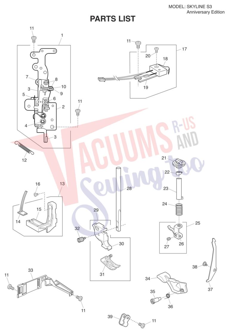 Janome S3 schematic page 11 preview