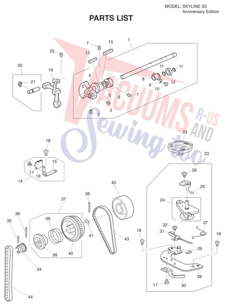 Janome S3 schematic page 13 preview