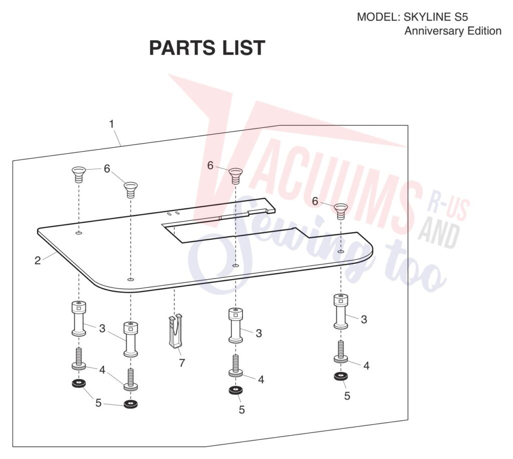 Simplicity S5 exploded schematic diagram (page 4)