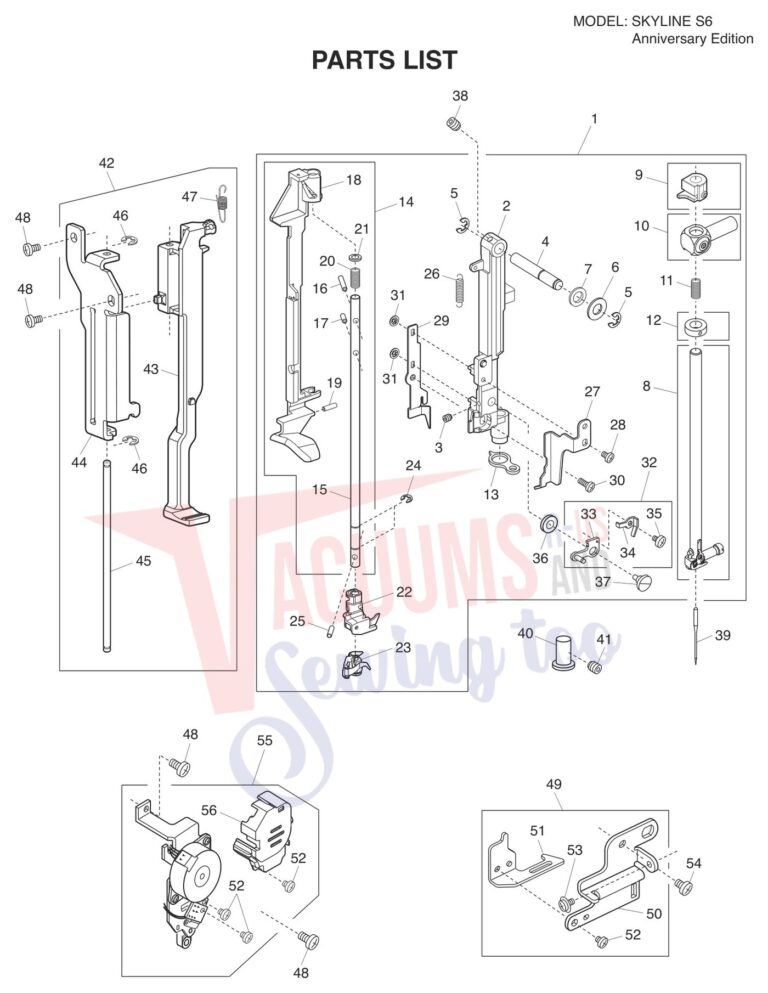 Janome S6 schematic page 15 preview