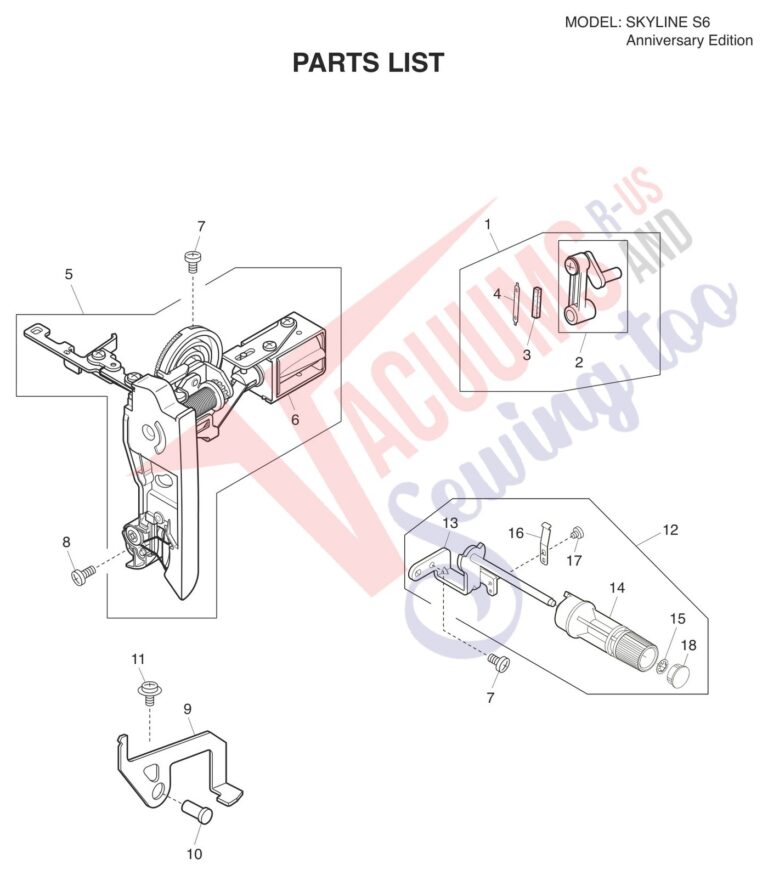 Janome S6 schematic page 16 preview