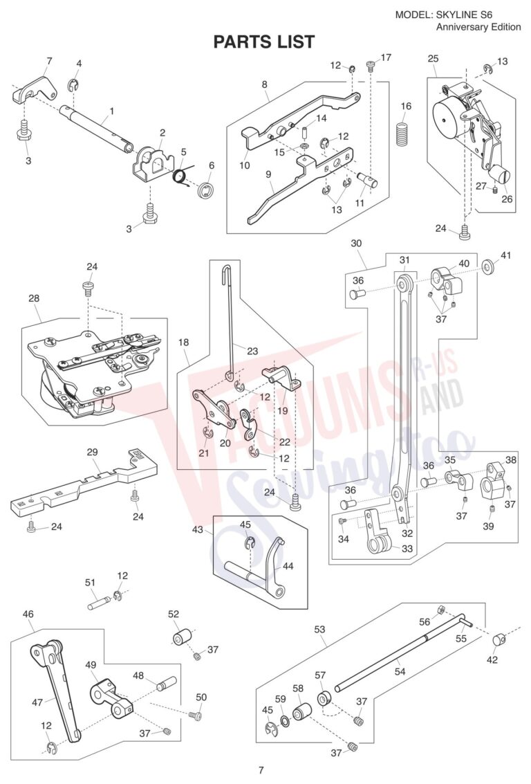 Janome S6 schematic page 17 preview