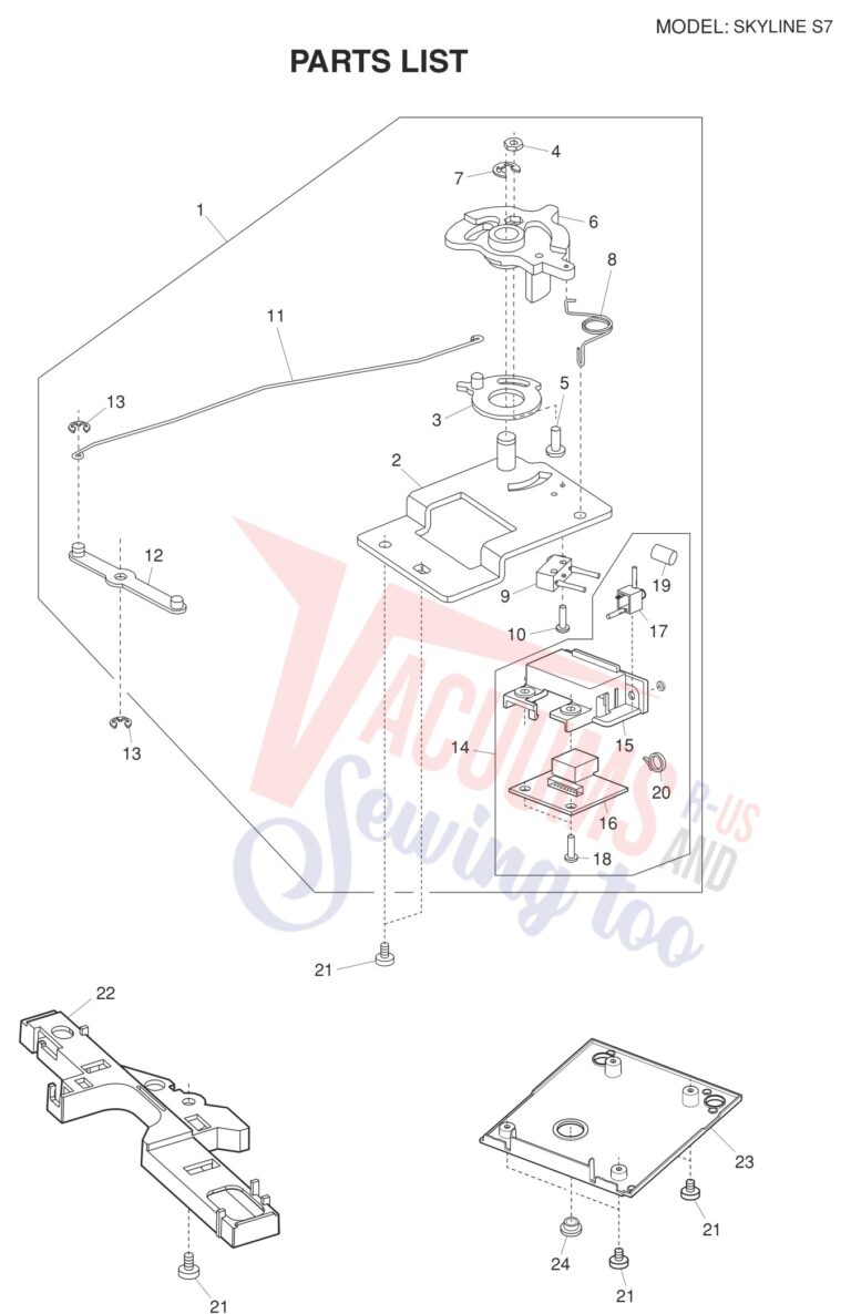 Janome Memorycraft Skyline s7 schematic page 2 preview