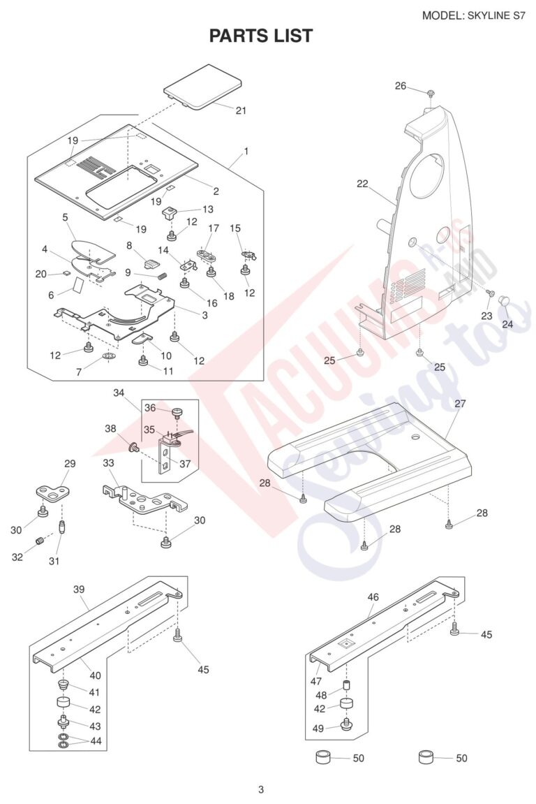 Janome Memorycraft Skyline s7 schematic page 10 preview