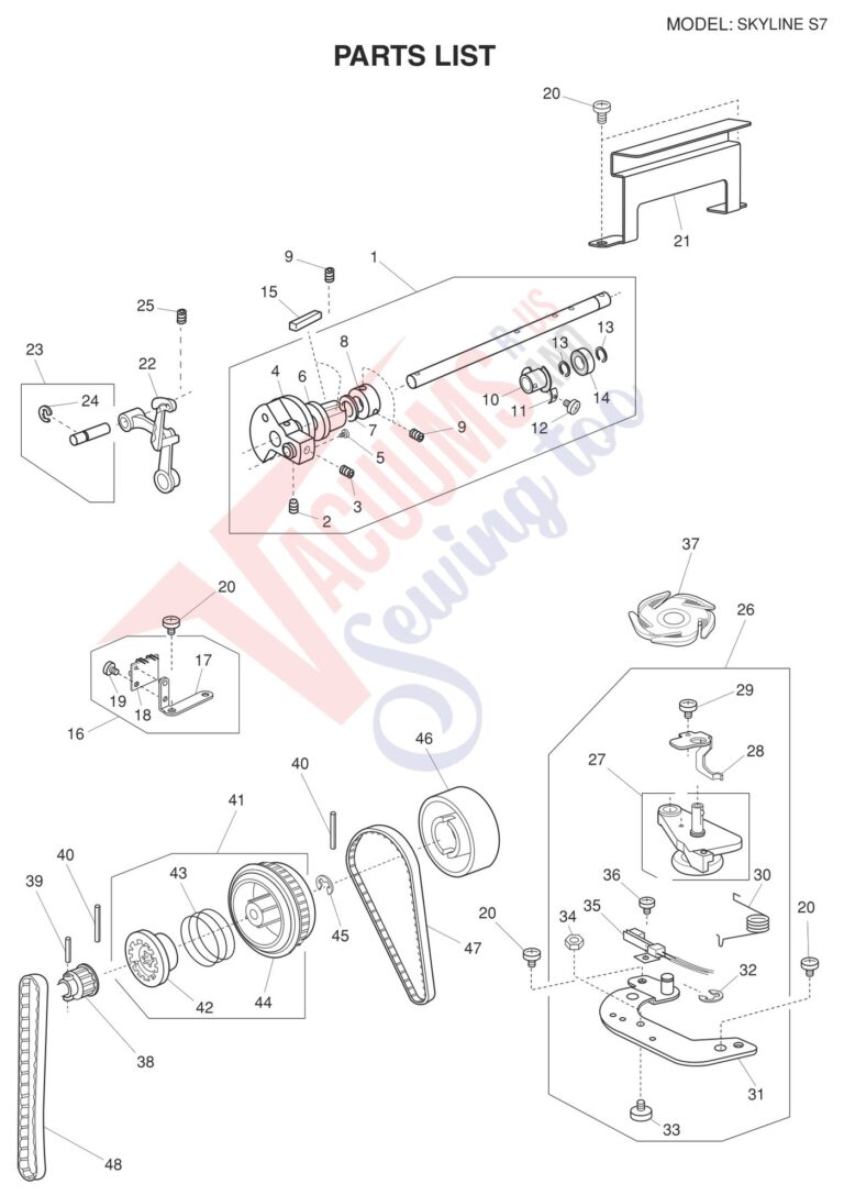 Janome Memorycraft Skyline s7 schematic page 14 preview