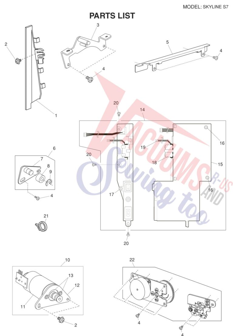 Janome Memorycraft Skyline s7 schematic page 16 preview