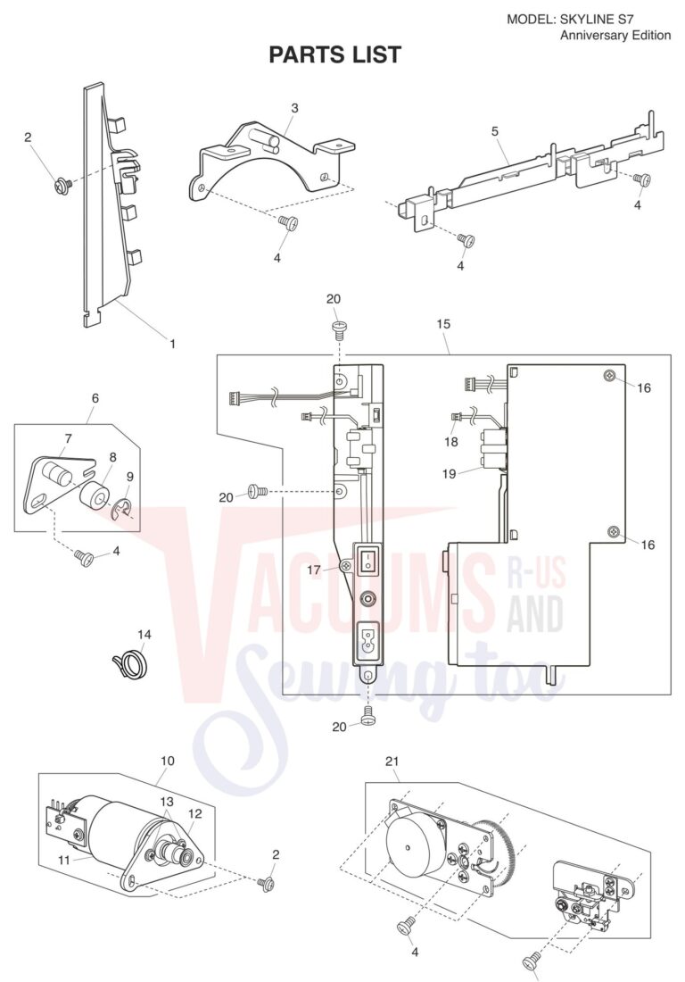 Janome Memorycraft Skyline s7 Aniversary Edition schematic page 2 preview