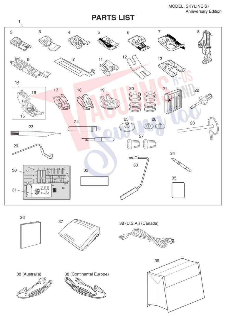 Janome Memorycraft Skyline s7 Aniversary Edition schematic page 4 preview