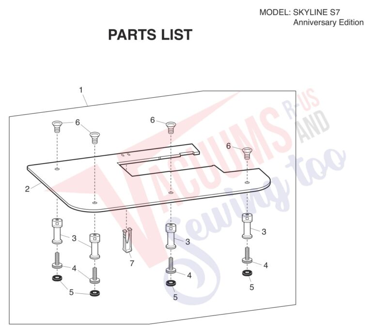 Janome Memorycraft Skyline s7 Aniversary Edition schematic page 5 preview