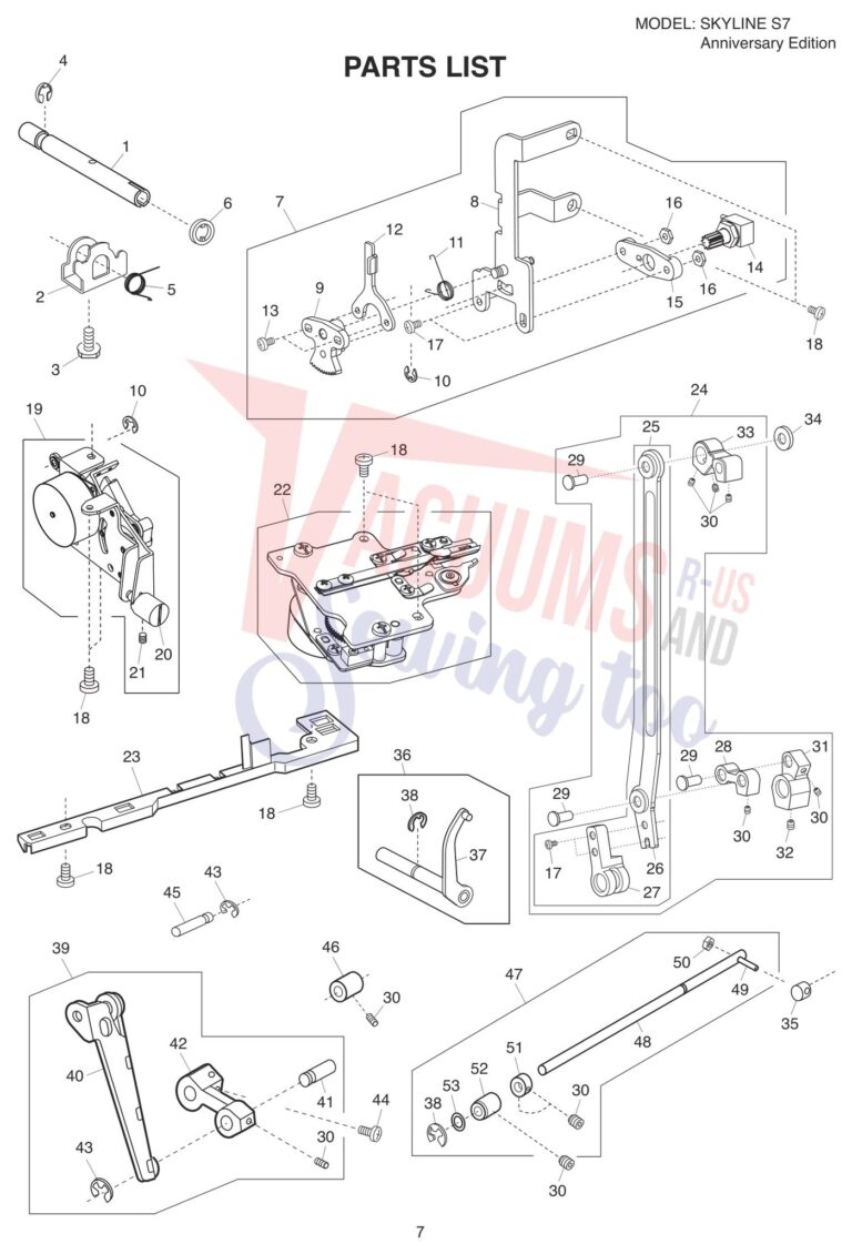 Janome Memorycraft Skyline s7 Aniversary Edition schematic page 19 preview