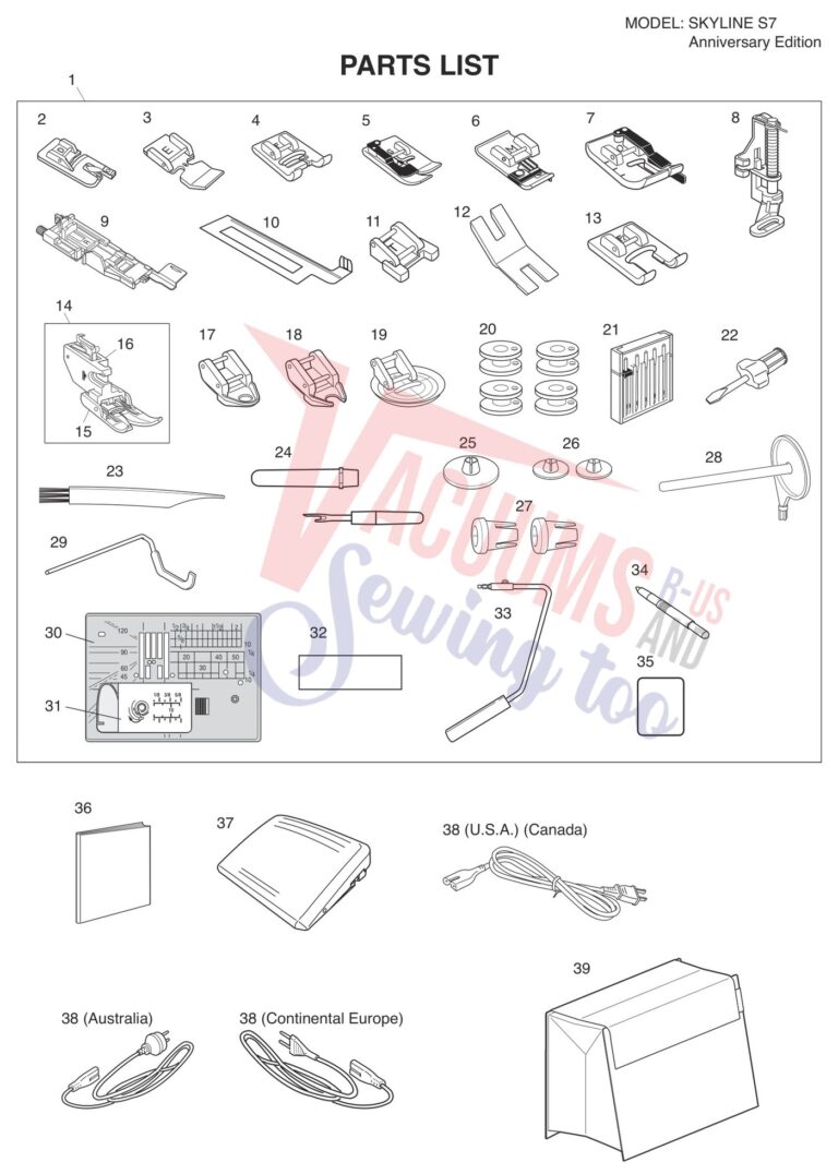 Janome s7 schematic page 4 preview