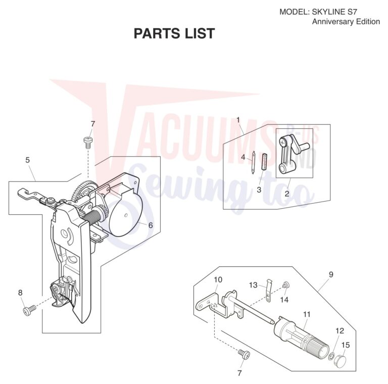 Janome s7 schematic page 10 preview