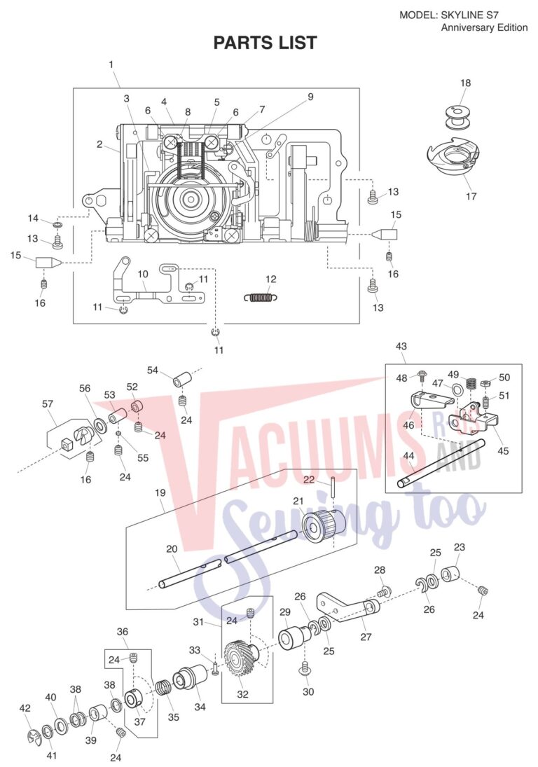 Janome s7 schematic page 13 preview