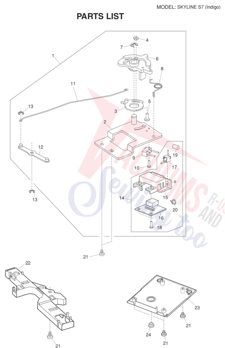 Janome Memorycraft Skyline s7 schematic page 2 preview