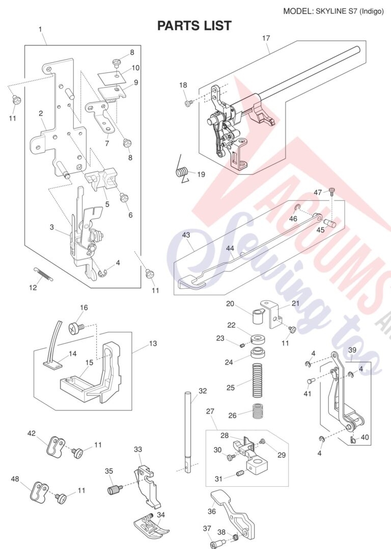Janome Memorycraft Skyline s7 schematic page 6 preview