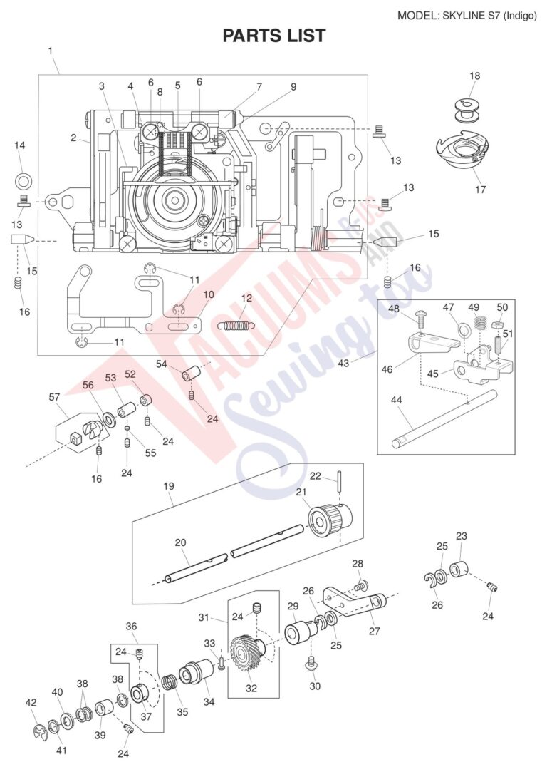 Janome Memorycraft Skyline s7 schematic page 10 preview