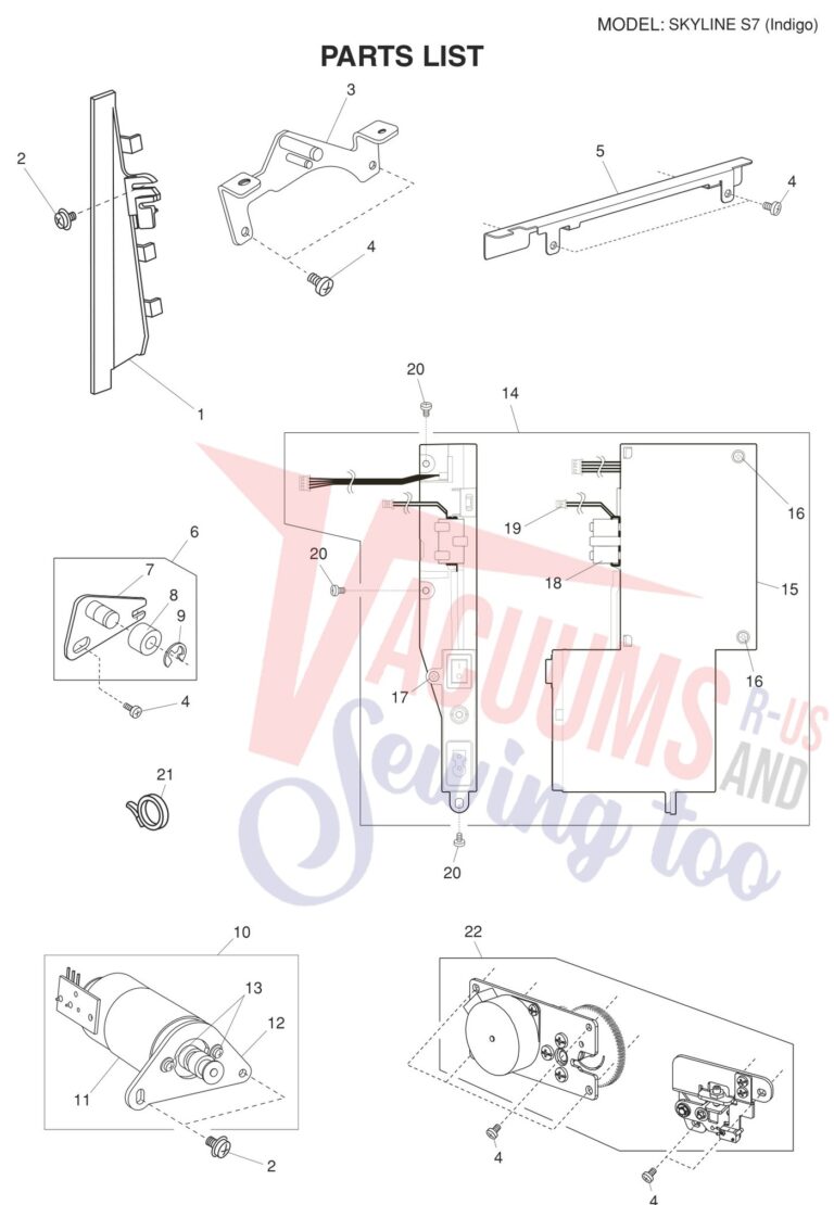 Janome Memorycraft Skyline s7 schematic page 11 preview