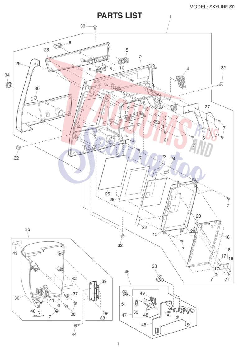 Janome SKS9 schematic page 1 preview