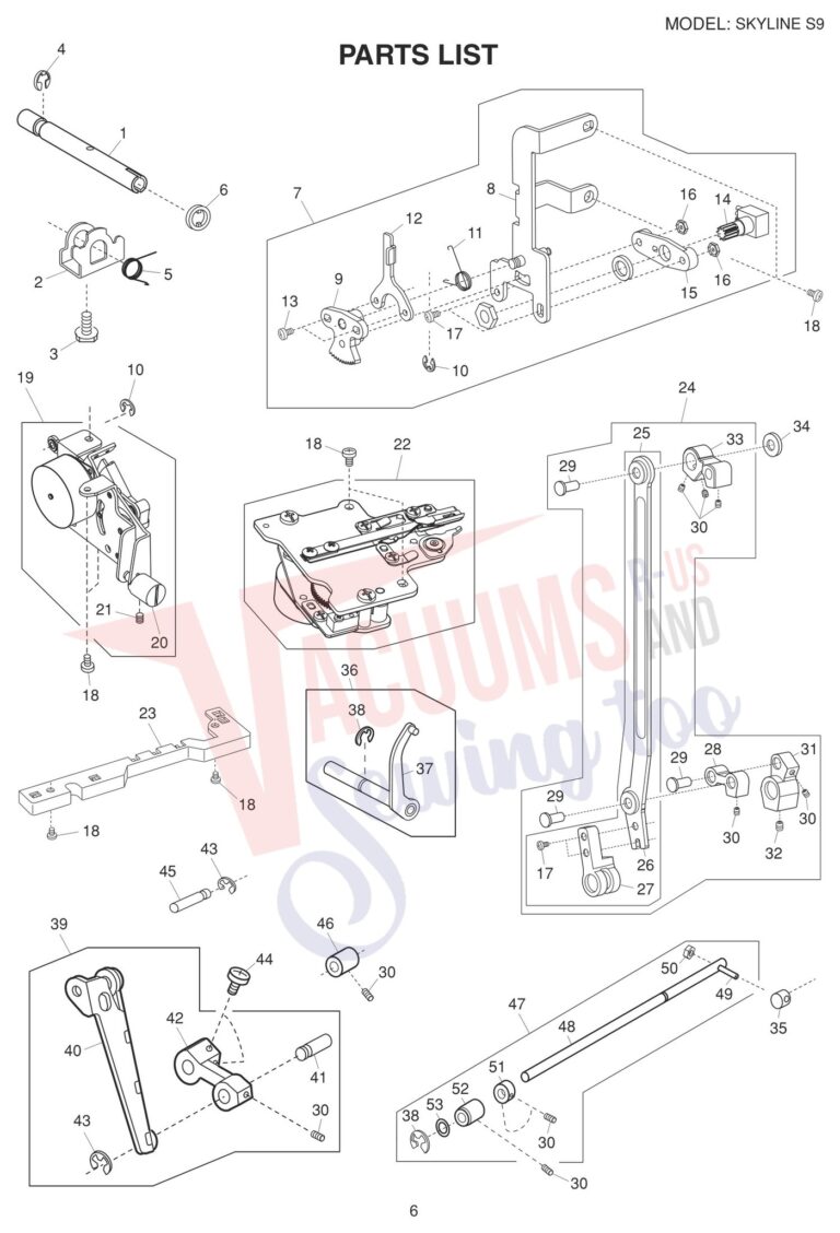 Janome SKS9 schematic page 18 preview