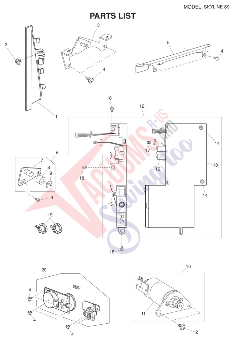 Janome SKS9 schematic page 21 preview